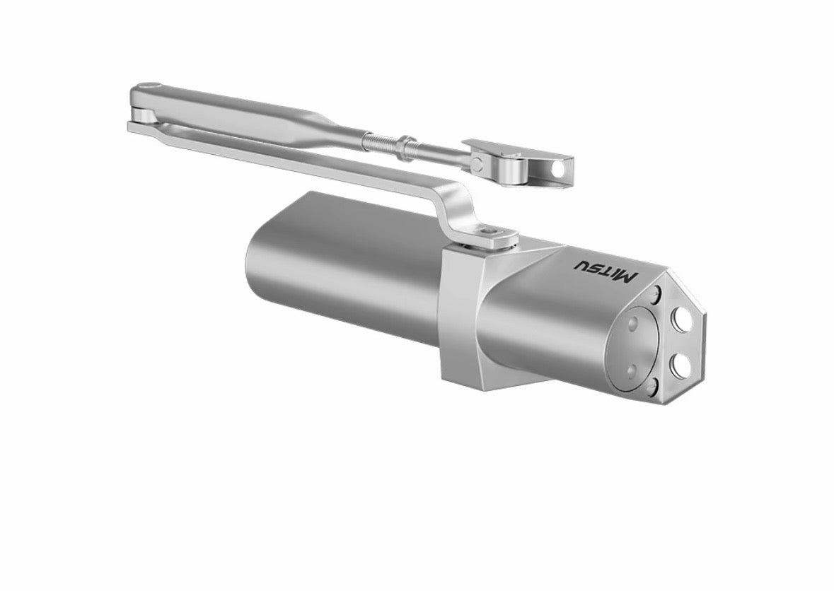 Fire-Rated Door Closer V Arm Silver | HOZ – Hoz
