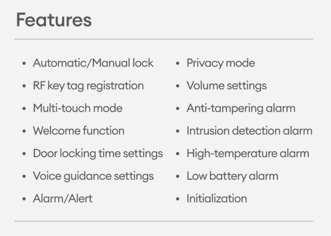 Zigbang ZD-R70 Door Digital Lock