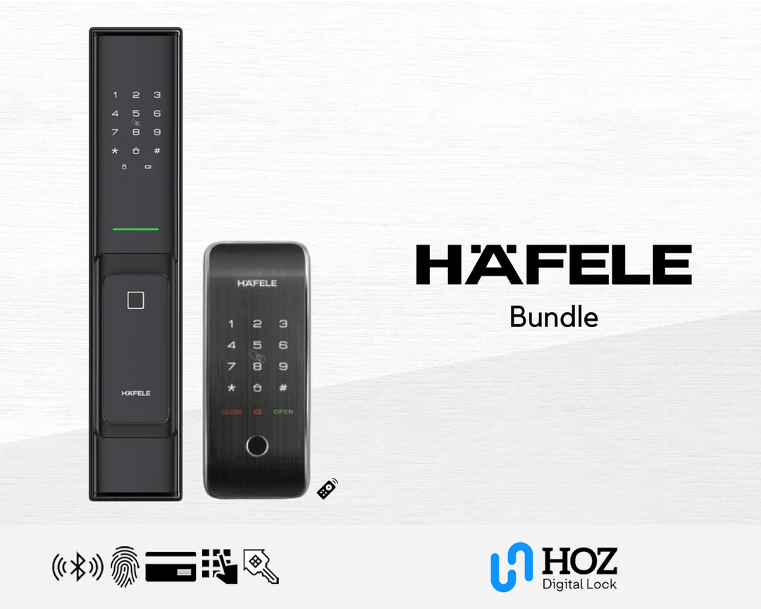 Hafele PP8100 and GL5700 Digital Lock Bundle