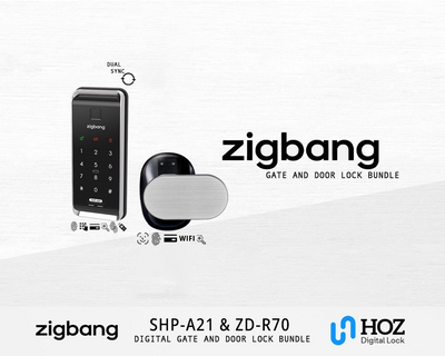 Zigbang Digital Lock ZD-R70 and Zigbang SHP-A21