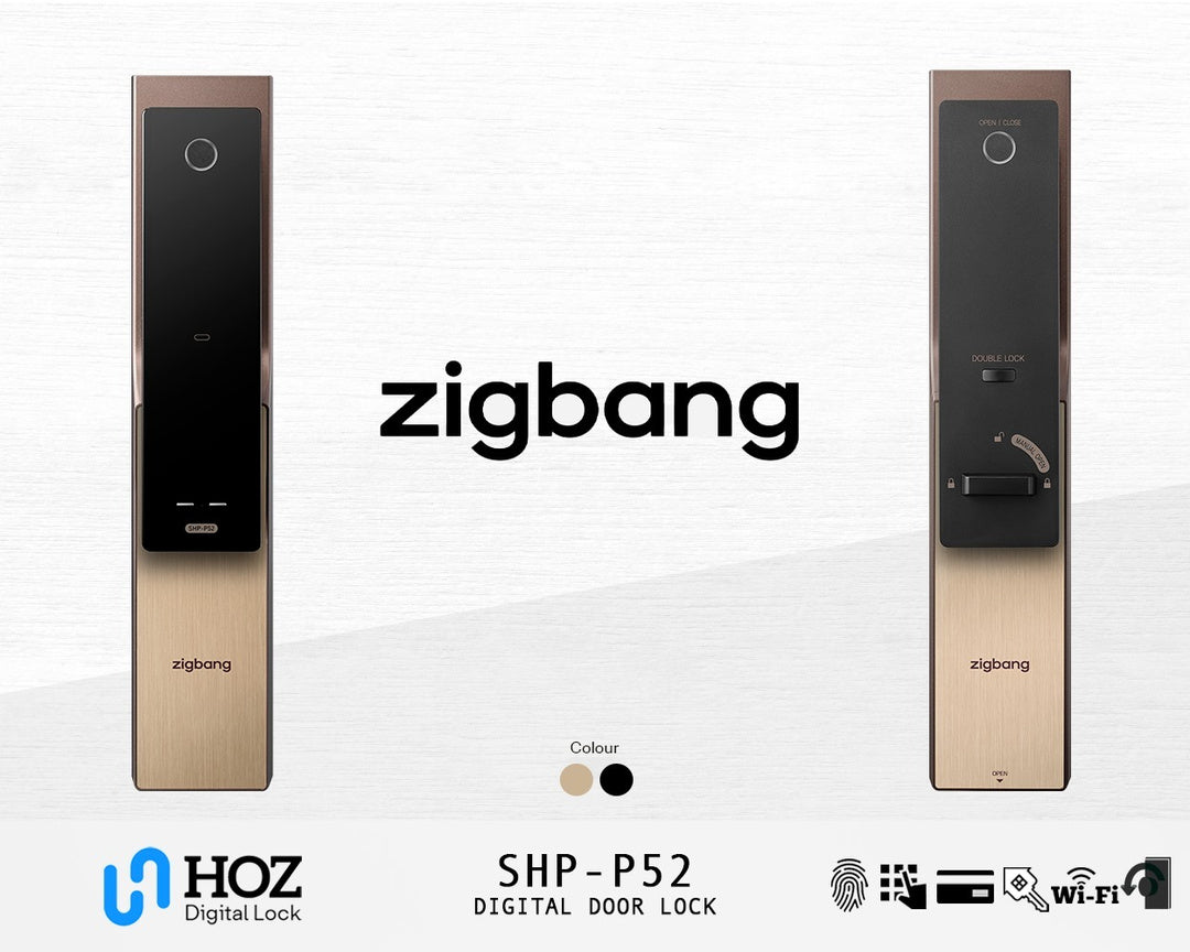 Zigbang SHP-P52 Digital Door Lock | Mortise Lock SG – Hoz