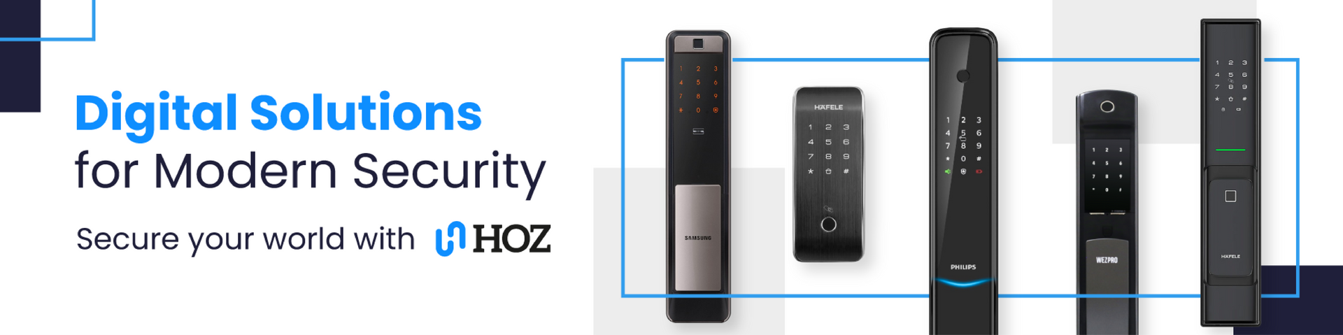 Digital Locks Collection - Premium smart locks from trusted brands